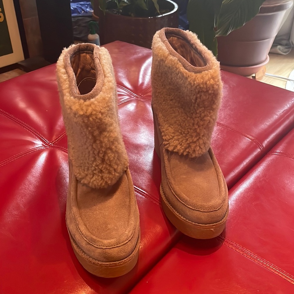 UGG Shearling Wedges - Gently Used Size 9.5